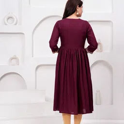 lakshay fashion Women Embellished Viscose Rayon Anarkali Kurta image 2