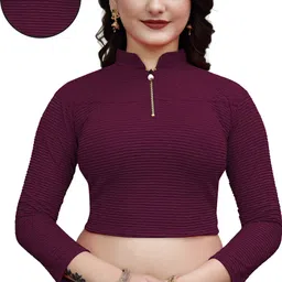 women mode Band collar Women Blouse-picture-26