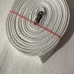 hana yog Preeti Yoga Medical Yoga Belt - Supportive Strap for Rehabilitation & Flexibility Adjustable & Comfortable for Yoga Therapy & Physical Therapy (4 Meter, Super White Gold) image 1