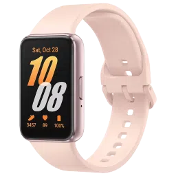 SAMSUNG Galaxy Fit3 Smartwatch with 100 Plus Watch Faces (40.9mm AMOLED Display, IP68 Water Resistant, Pink Gold Strap) image 3