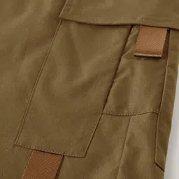 torontocn Solid Men Brown Cargo Shorts image 2