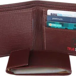 true style Men Casual Brown Artificial Leather Wallet - Mini image 4