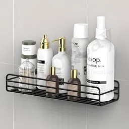 gabani fashion Bathroom shelf 4 black Towel Holder-picture-22