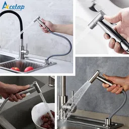 acetap Health Faucet Gun for Bathroom | Durable ABS | High-Pressure Jet Spray Faucet Set image 5