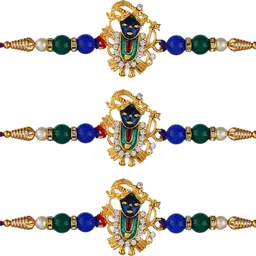 vrisapatii Designer Gulab-P11-P11-P11_PY0717 Assorted Rakhi, Chawal Roli Pack, Greeting Card Set-picture-16