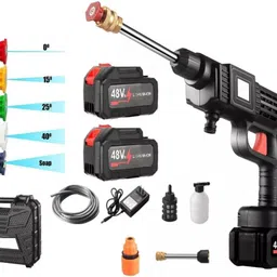 rexmon Double Battery Portable Pressure Washer Gun with 5 tips Pressure Washer-picture-20