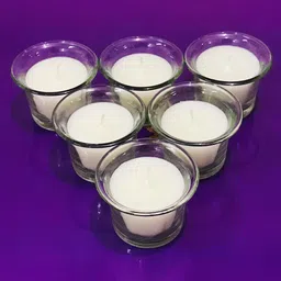 hosley Sweet Pea Jasmine Fragrance (Set Of 6) Candles With Votives image 2