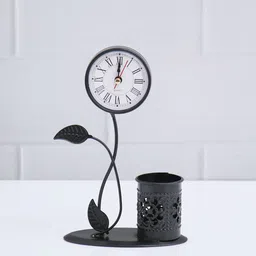 archies Analog Black Clock image 2