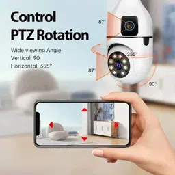 Cxoen WiFi Bulb Camera – Smart Motion Tracking & Infrared Night Vision Security Camera image 3
