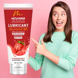 metaverse Lubricant For Men & Women Strawberry Flavour infuses a fruity delight Strawberry Lubricant-picture-5