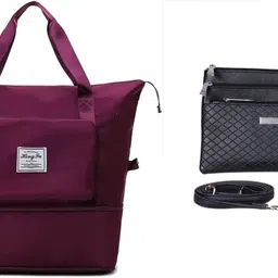 sunesh creation Women Purple, Black Hand-held Bag-picture-26