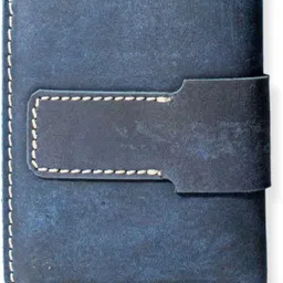tanstitch Men Casual Blue Genuine Leather Card Holder image 3