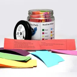 wellxo Krishna Quote Jar – Gita Path Mood-Based Daily Wisdom (1, "English" Translation) image 2