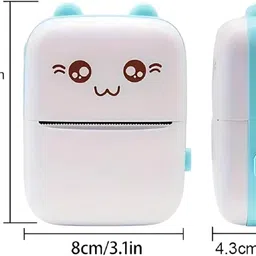 Filsfa Thermal Printer, Inkless Printing, USB Rechargeable, StickerPrinter Flexy image 4