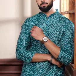 tb mania Men Cotton Blend Kurta Pyjama Set-picture-24