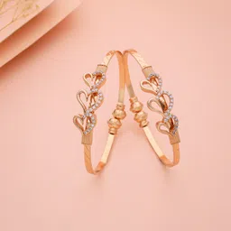 alasca Brass Diamond Gold-plated Bangle image 5