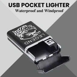 guggu Usb (Cigarette Lighter) Electronic Usb Windproof Rechargeable Lighter ZM147 Usb (Cigarette Lighter) Electronic Usb Windproof Rechargeable Lighter ZM147 Pocket Lighter-picture-20