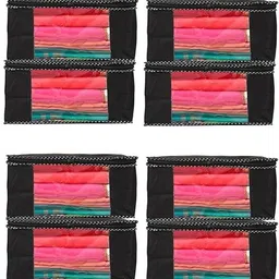 SHREE SANWARIYA CREATIONS black solid pack of 12 Poly-canvas Laundry Bag-picture-14