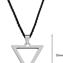 the men gift Hollow Triangle Stainless Steel Men′ S Geometric Pendant Necklace Jewelry Titanium Stainless Steel Pendant-picture-36