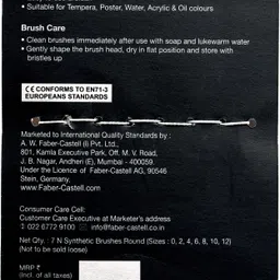 faber-castell 7 Paint Brushes (Round) image 4