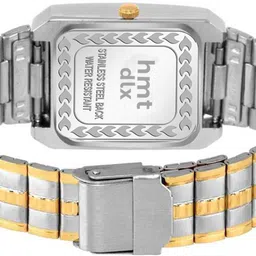 hmt dlx HMTS Day & Date Series Two Tone Plating Golden Metal Wrist Watch Analog Watch - For Men HMTS Day & Date Functioning Two Tone Chain Watch Analog Watch - For Men image 5