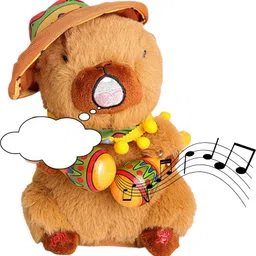 rudrav Flufies Capybara Talking Toys for Kids - 23 cm image 1