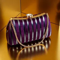 zuhur Party Purple Clutch-picture-11