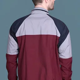 knj Men Colorblock Casual Jacket image 2