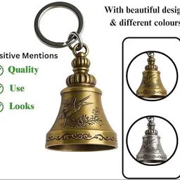 madyaan Guardian Bell For Bike Key chain Good Luck Bike key ring Key Chain Chain Breaker Chain Breaker image 4