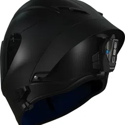 BluArmor C20 Helmet bluetooth device with Earphone, Hands Free Calling, Integrated Speakers, Microphone, Crash Detection image 4