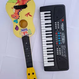 kmc kidoz Combo 37 Key Piano Keyboard Toy with Boy's and Girl's Learning to Play Guitar-picture-28