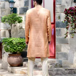 HOUSE OF DEYANN Woven Sherwani image 2