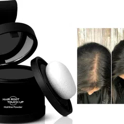 daryue Root Touch Up Hair Powder for Thinning Hair an/-4b12 medium Hair Volumizer powder puff-picture-16