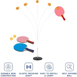 zuuluzrs Indoor Outdoor Ping Pong Table Tennis Trainer | Sports Toy SUPER OFFER Table Tennis Kit image 4