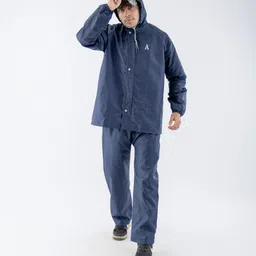 aashi Solid Men Rain Suit image 3