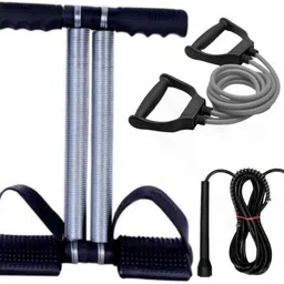 vuvail Tummy Trimmer Resistance Tube Skipping Rope Home Gym Kit Men Women Fitness Accessory Kit Kit-picture-17