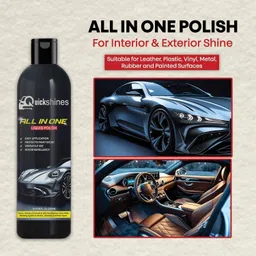 quickshines Liquid Car Polish for Dashboard, Leather image 4