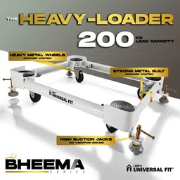 lsrp's universal fit Washing Machine, Refrigerator, Water Cooler, Air Cooler Material Iron image 4