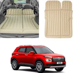 oshotto Multifunctional Car Inflatable Bed Air Mattress SUV For Hyundai Venue (Beige) Car Inflatable Bed-picture-18