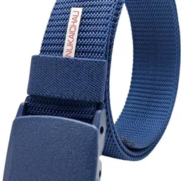 nukaichau Men Casual, Evening, Party Blue Nylon Belt-picture-38