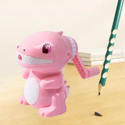 colorbee Bright Adjustable Cute Handle Pencil Sharpener with Cartoon Compact Shape Unique Dragon Shape Kids Creative Cartoon Stationery Perfect School Supplies Sharpeners image 4