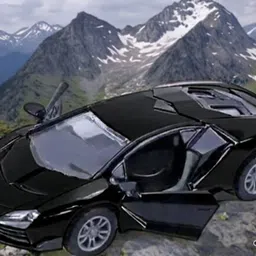 skhomedecor Lamborghini matel boddy toy carred ,black , blue random color will be sent image 3
