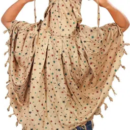 r2r fashion Printed Cotton Blend Women Multicolor Scarf image 2