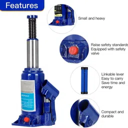 abjd 8 Ton Lifiting Hydraulic Bottle Jack Heavy Duty For C5 Air Cross Citroen 2023 Vehicle Jack Stand image 4