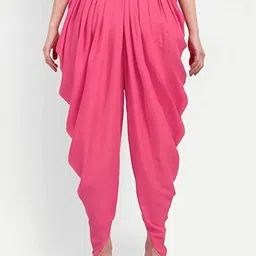 hotneck Viscose Rayon Solid Patiala image 2