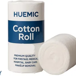 huemic assure 500gram Pure Absorbent Cotton Roll for Baby Care |Soft Cotton 22 Gauze Medical Dressing-picture-43