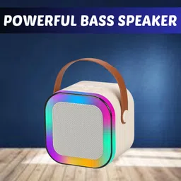 GUGGU W12 (PORTABLE WIRELESS BLUETOOTH SPEAKER) Dynamic Thunder Sound & RGB LightU141 10 W Bluetooth Laptop/Desktop Speaker-picture-17