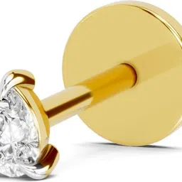 Sparq Gold-plated Plated Sterling Silver Nose Stud-picture-18