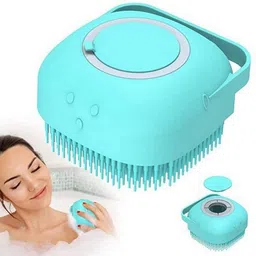 rbgiit Soft Bath Brush Cleaning Brushes Massage Skin Scrubber Can Fill Shampoo B-455-picture-22