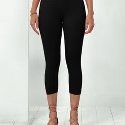 lyra Women Black Capri-picture-22
